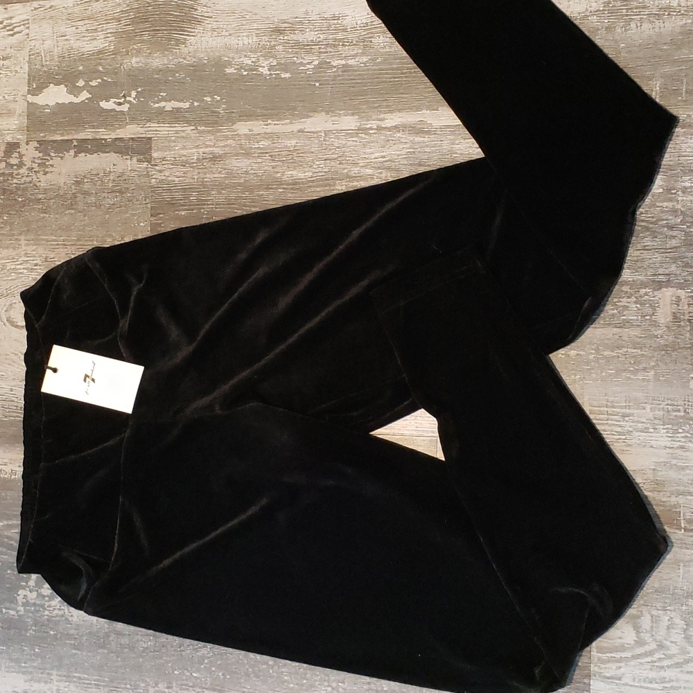 Highwaisted velvet leggings